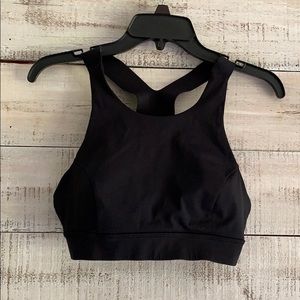 Lululemon sports bra.. black,size 8.